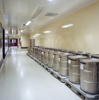 Example of a Hygienic Wall Coatings for Materials Storage and Process Areas