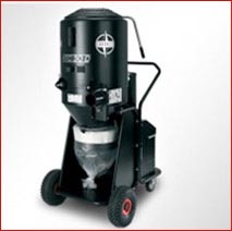 Vacuum blastcleaning machine – dust extraction